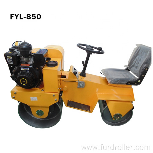 Soil Compactor Double Drum New Road Roller With Diesel Engine